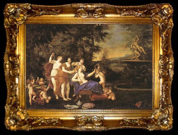 framed  Albani  Francesco Venus Attended by Nymphs and Cupids, ta009-2